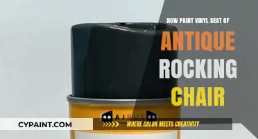 Revive Your Antique Rocking Chair: Painting Vinyl Seats Like a Pro