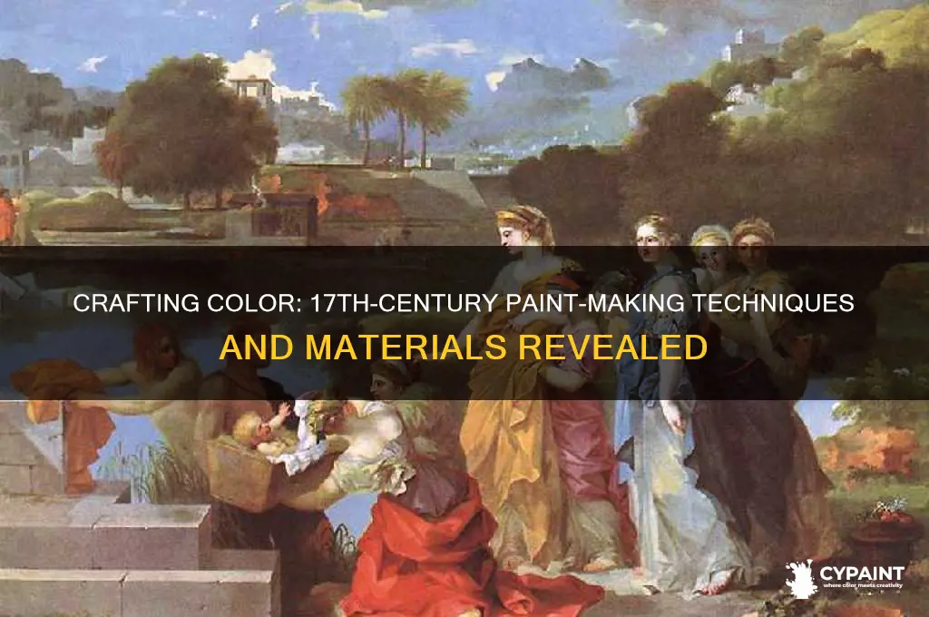 how paint was made in the 1600