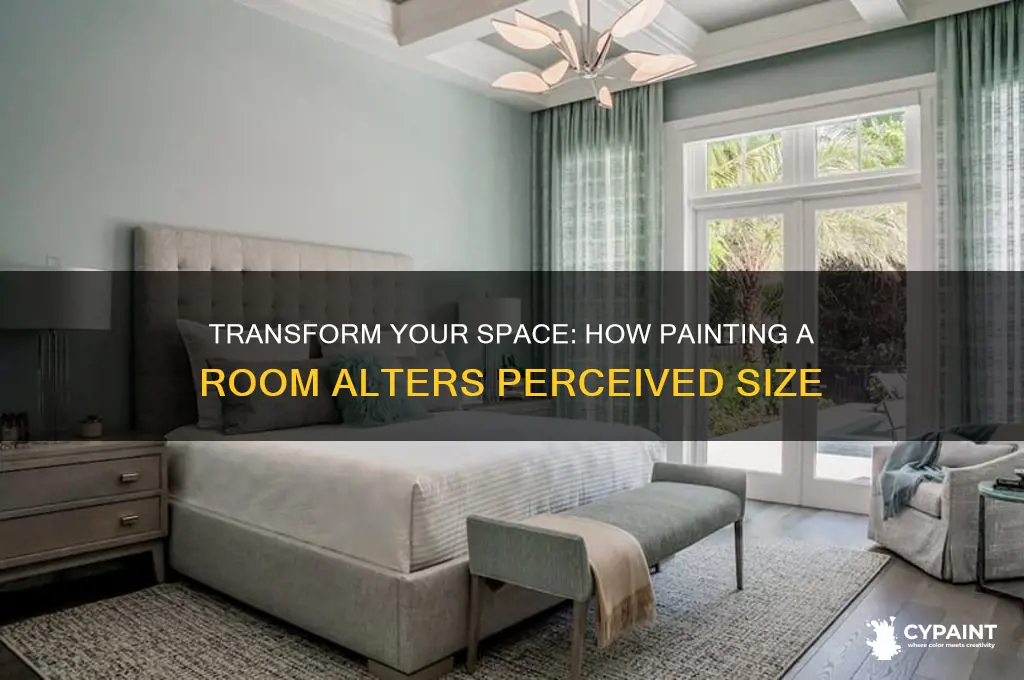 how painting a room changes the size