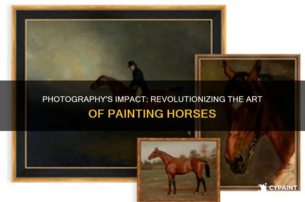 how photography changed how a horse was painted