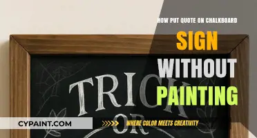 Easy Chalkboard Quote Ideas: No Paint, No Mess, Just Creativity