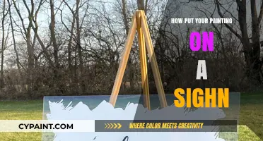 Transform Your Art: How to Display Paintings on Signs Creatively