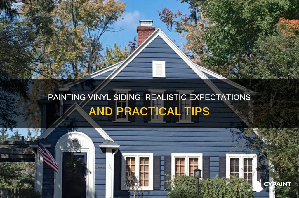 how relistic is it to paint vinyl siding