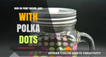 Creative DIY: Painting Mason Jars with Perfect Polka Dots