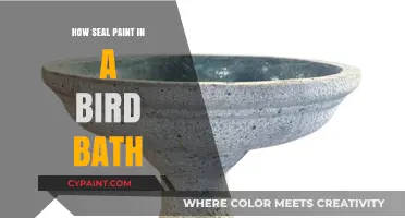 Sealing Bird Bath Paint: Easy Steps for Long-Lasting Protection