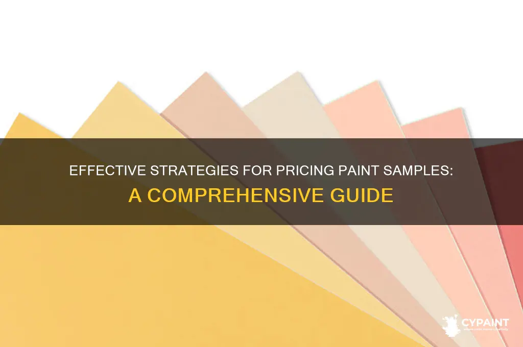 how should a charge a sample of paint