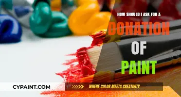 Seeking Paint Donations: How to Ask Effectively