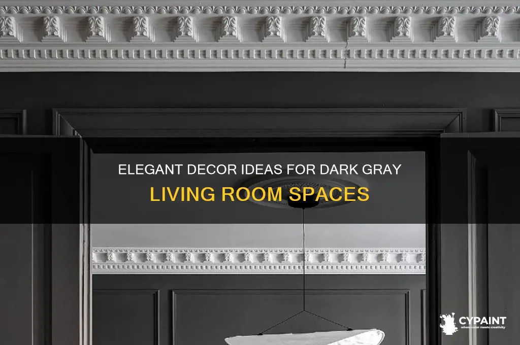 how should i decorate a dark gray paint living room