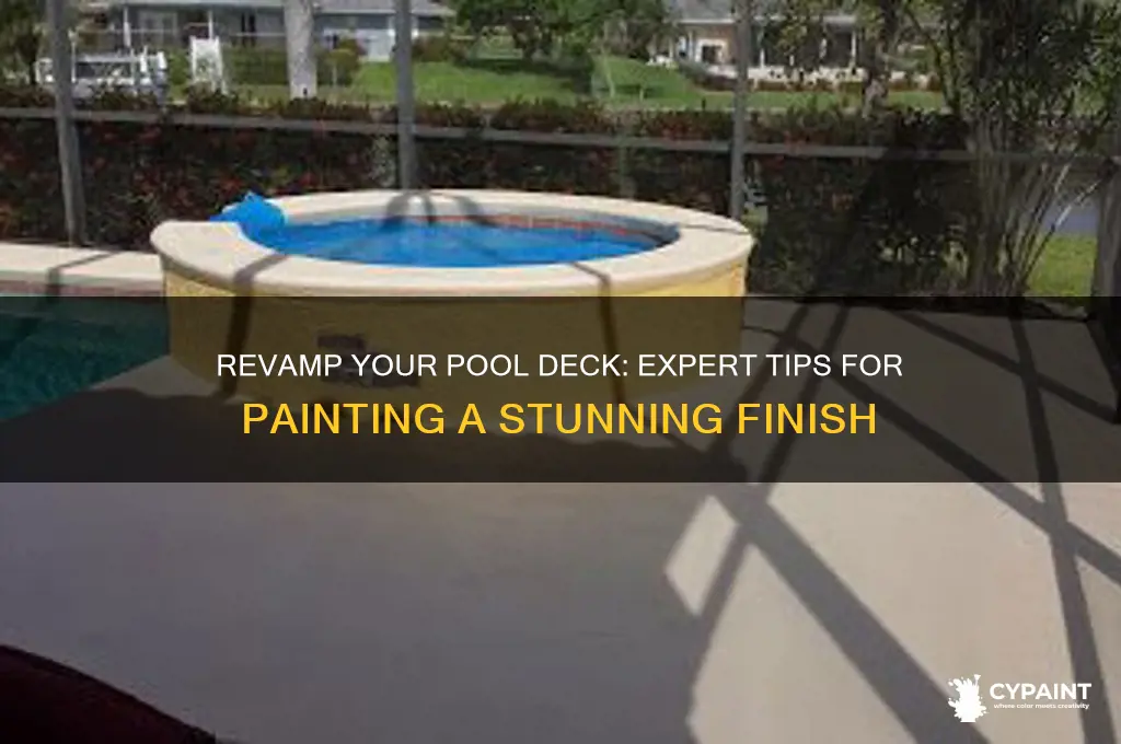 how should i paint my pool deck