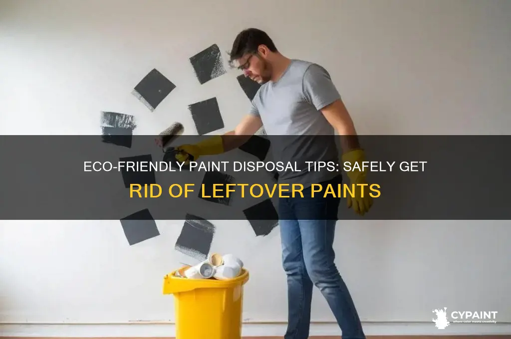 how should one dispose of paints brainly