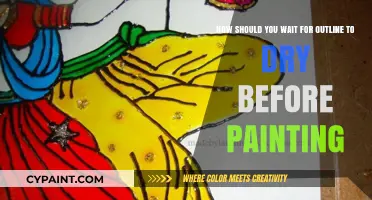 Mastering Paint Prep: Waiting for Your Outline to Dry Perfectly