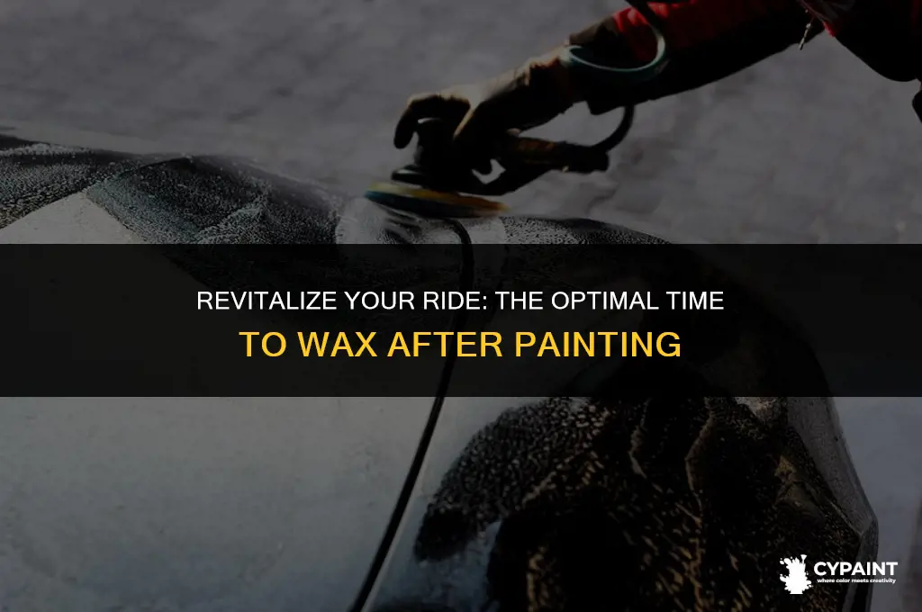 how soon after new paint can you wax