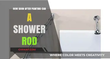Freshly Painted Walls: When Can You Install a Shower Rod?