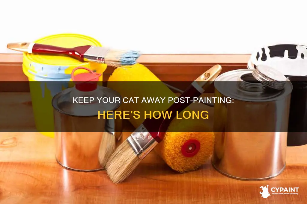 how soon after painting can your cat be inside