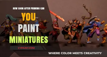 Miniature Painting: Optimal Timing for Priming and Painting