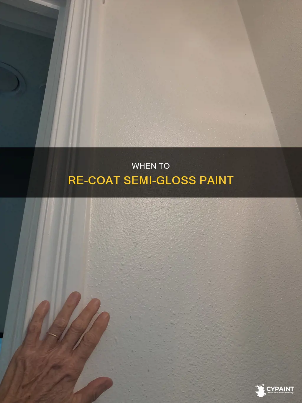 how soon an you re coats semi gloss paint
