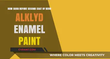 Perfect Timing for Second Coat: Behr Alkyd Enamel Paint Guide