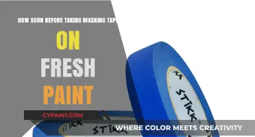 Fresh Paint: The Best Time to Mask with Tape