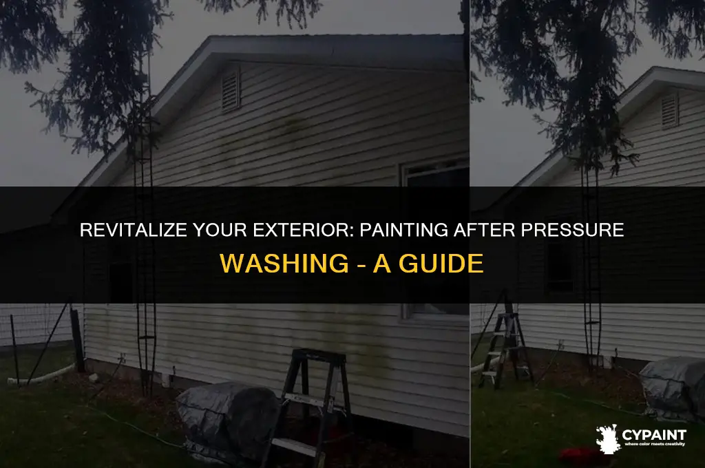 how soon can i paint after pressure washing