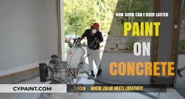 Fresh Paint on Concrete: How Long to Wait?