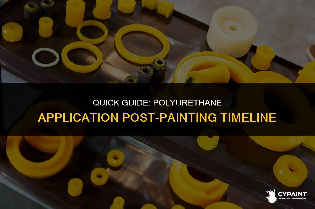 how soon can you apply polyurethane after painting