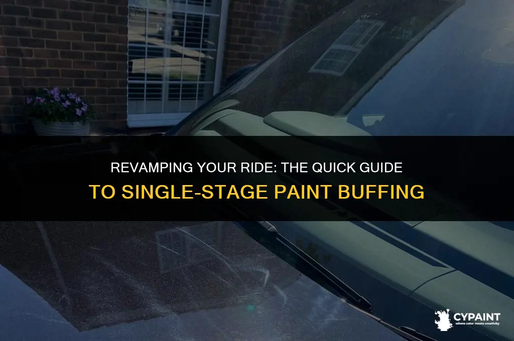 how soon can you buff single stage paint
