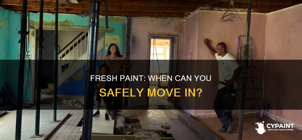how soon can you occupy a freshly painted room