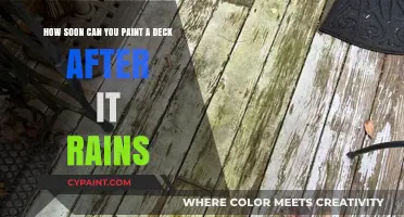 Painting Your Deck Post-Rain: Timing Tips for Optimal Results
