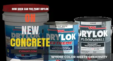 When to Paint Drylok on New Concrete