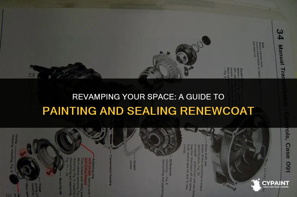 how soon can you paint or seal renewcoat