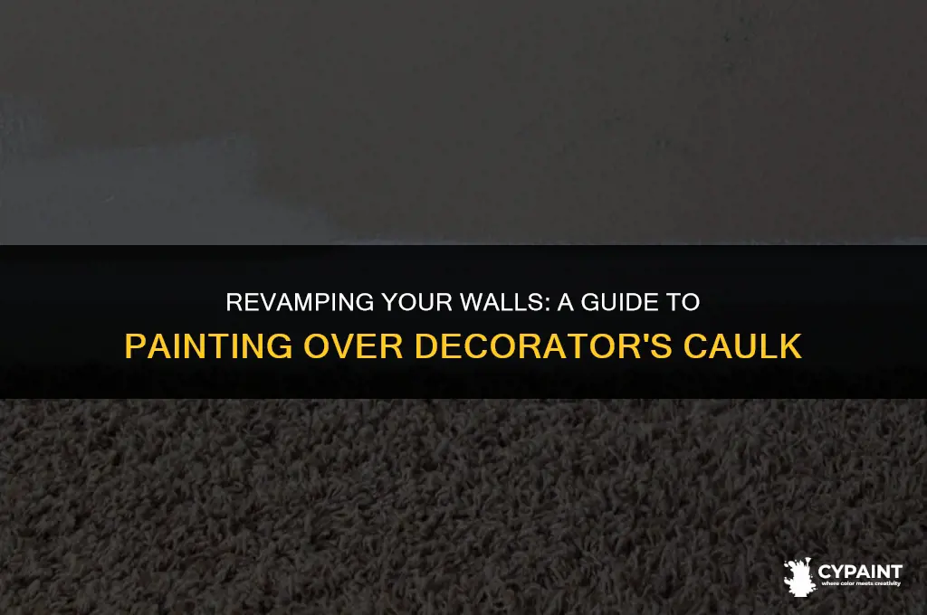 how soon can you paint over decorators caulk