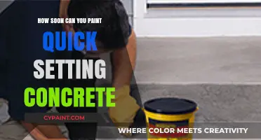 Rapid Revamp: Painting Quick-Setting Concrete Made Easy