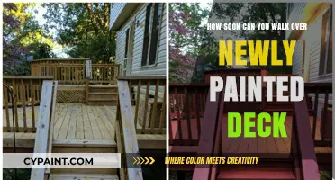 Freshly Painted Deck: When Can You Walk on It?