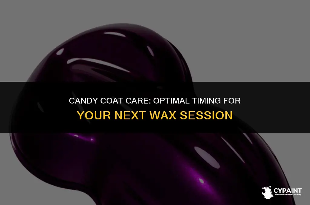 how soon can you wax a kandy paint