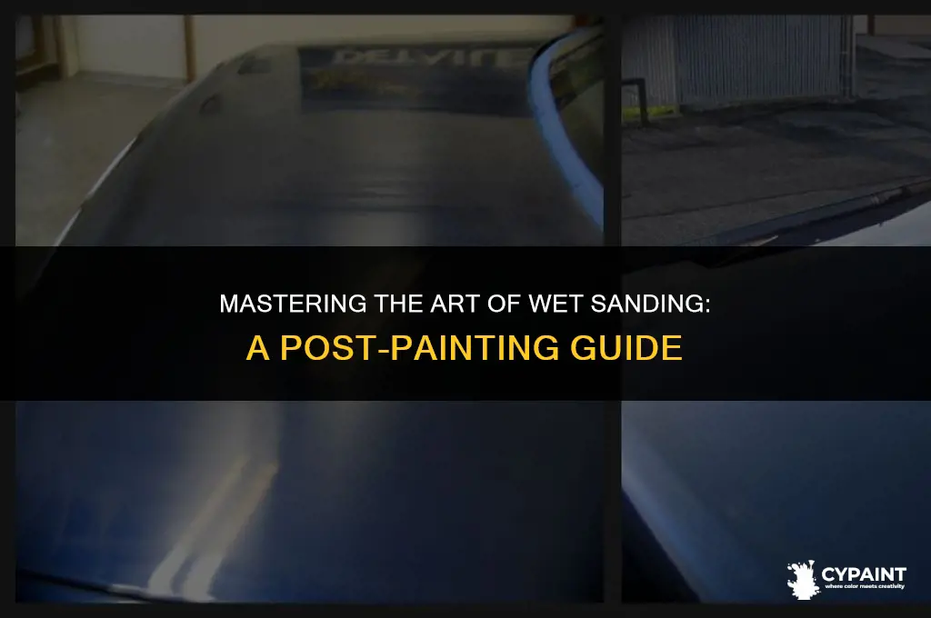 how soon can you wet sand after painting