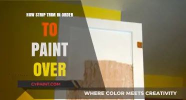 Mastering Stripping and Trimming for a Flawless Paint Over Finish