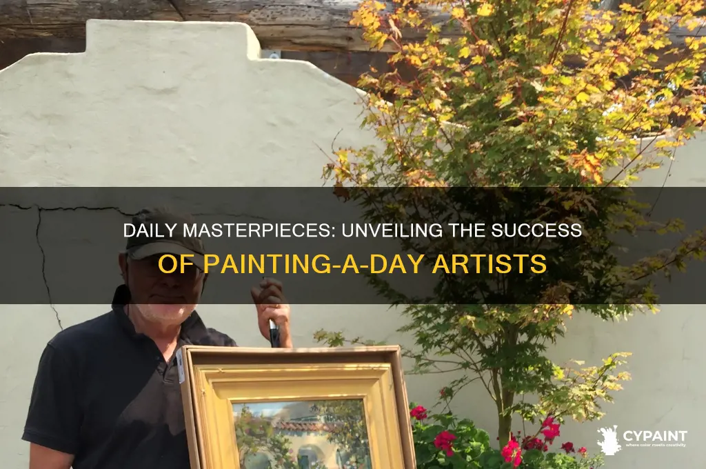 how successful are painting a day artists