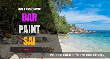 Mastering Paint Tool SAI: Effortlessly Move the Color Bar