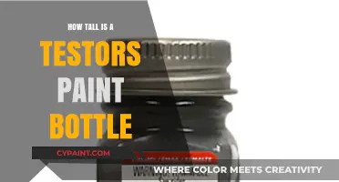 Testors Paint Bottle Height: A Comprehensive Size Guide