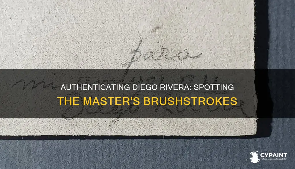 how tell if my painting is real diego rivera