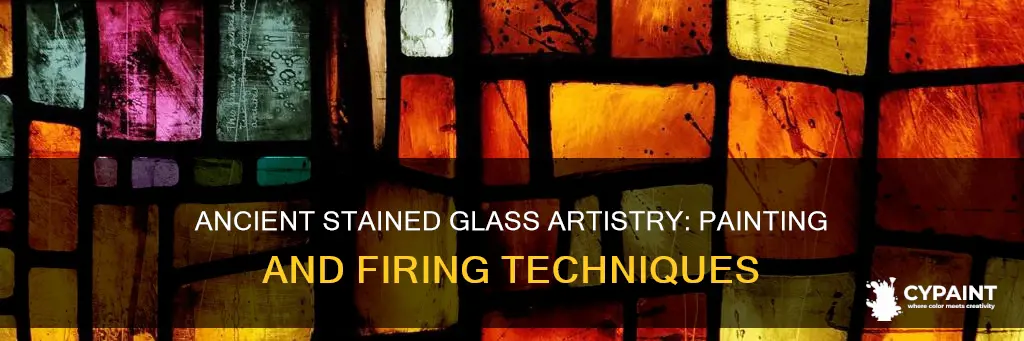 how the ancients painted and fired stained glass painting