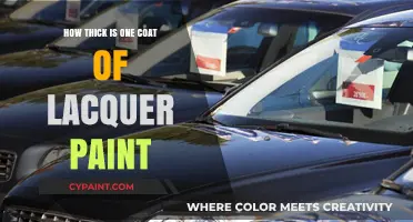 Lacquer Paint Thickness: Understanding One Coat Application Depth