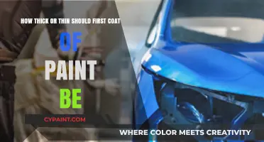 Perfect Paint Application: Ideal Thickness for Your First Coat