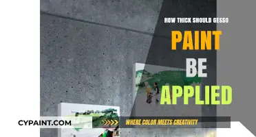 Mastering Gesso Application: Ideal Thickness for Perfect Paint Adhesion
