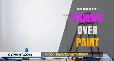Perfect Primer Application: Ideal Thickness Over Painted Surfaces Explained