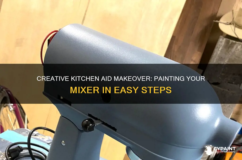 how ti paint a kitchen aid mixer