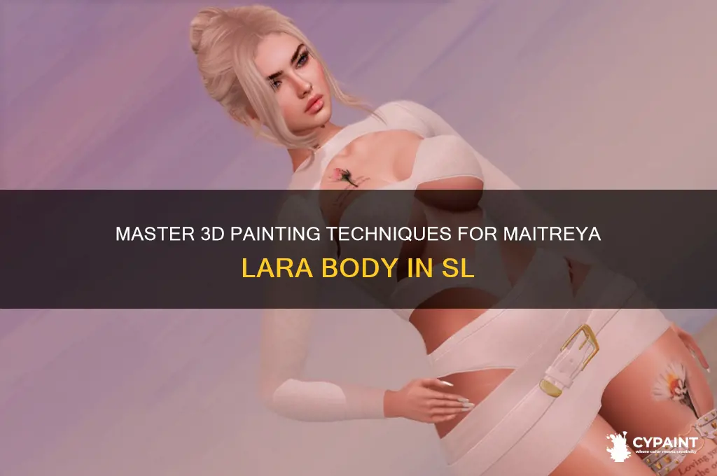 how to 3d paint onto maitreya lara body