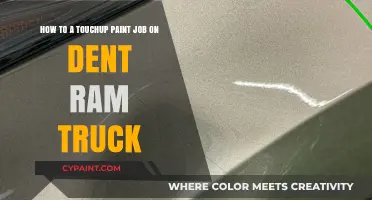 DIY Touchup Paint Guide for Your Dent Ram Truck