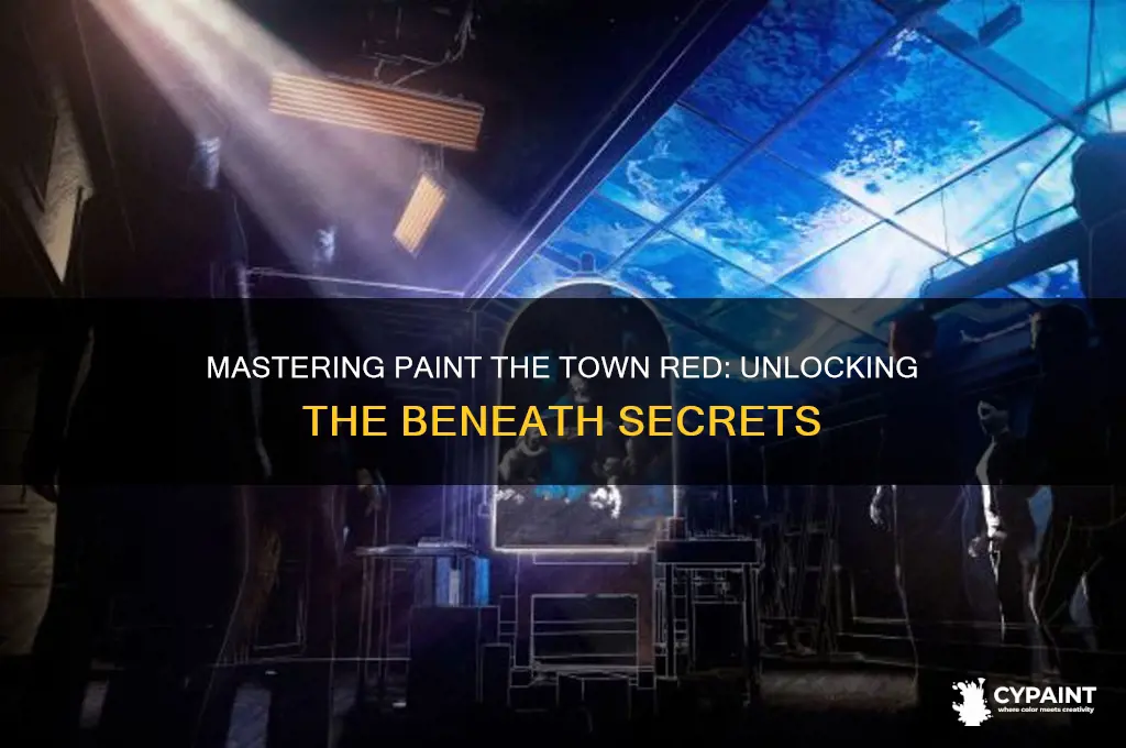 how to access the beneath in paint the town red