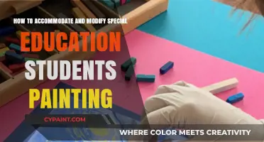 Special Education Painting: Accommodating and Modifying for Students